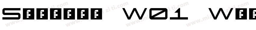 Screwby W01 Wide Bd字体转换